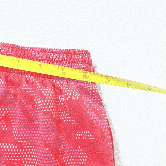 Nike Basketball Shorts Mens L Red Lebron James Geometric Training Drawstring - Picture 13 of 14